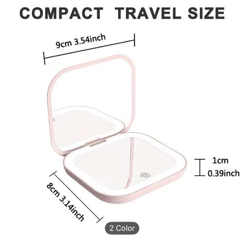 Travel-Double-LED-Mirror-with-Lights - Image 4